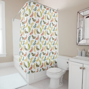Choose A Background Colour - Falling Leaf Pattern