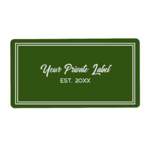 Choose a Colour for Your Private Label