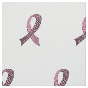 Choose Any Colour Cancer Disease Awareness Ribbon Fabric