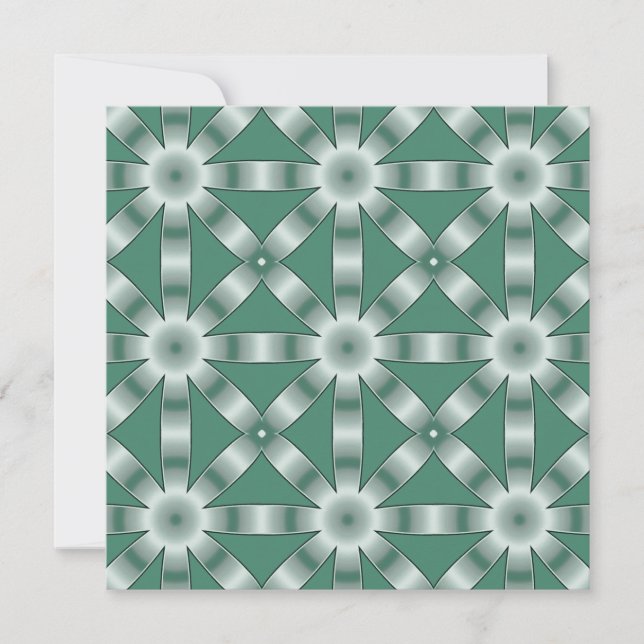 Choose Any Colour Repeated Star Pattern Invitation (Front)