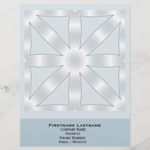 Choose Any Colour Repeated Star Pattern Letterhead