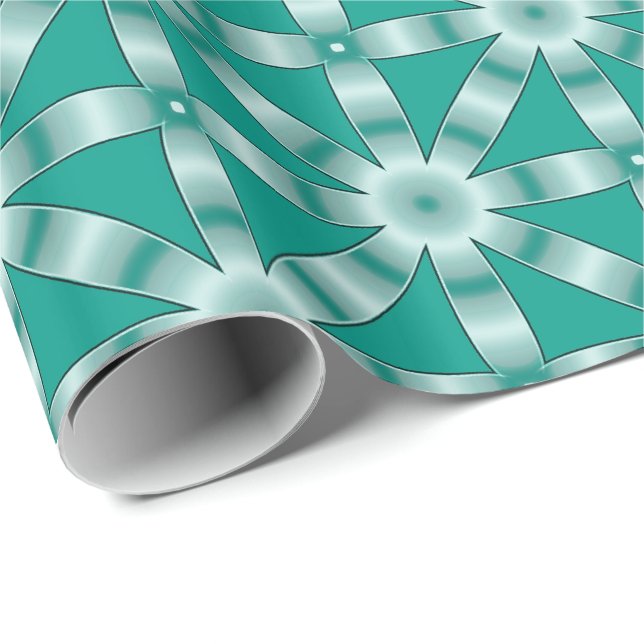 Choose Any Colour Repeated Star Pattern Wrapping Paper (Roll Corner)