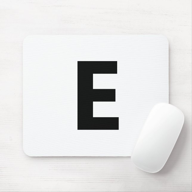 Choose Any Letter | Font: Open Sans Condensed Bold Mouse Pad (With Mouse)