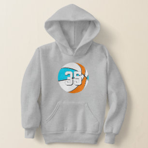 Choose ANY team colours w jersey number basketball