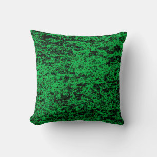 Choose back side of Black n Green Textured Pillow