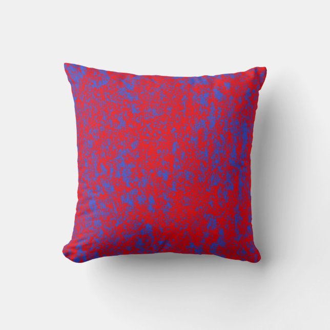 Choose back side of Red n Blue Textured Pillow (Front)