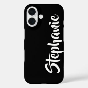Choose Colour Personalized Jumbo Bold Name iPhone 16 Case
