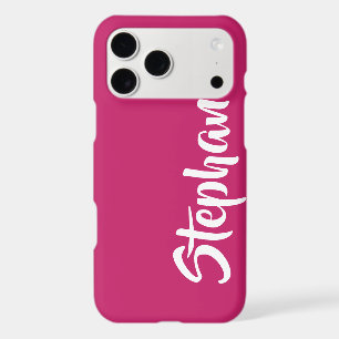 Choose Colour Personalized Name Minimalist Plain