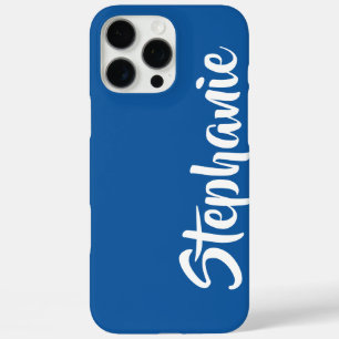 Choose Colour Personalized Name Minimalist Plain iPhone 16 Pro Max Case