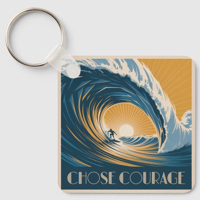 Choose Courage Keychain (Front)