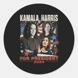 Choose Freedom Kamala Harris 1  Classic Round Sticker