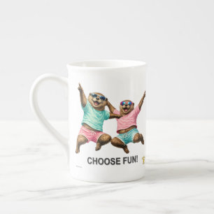 Choose Fun Otter Duo Bone China Mug