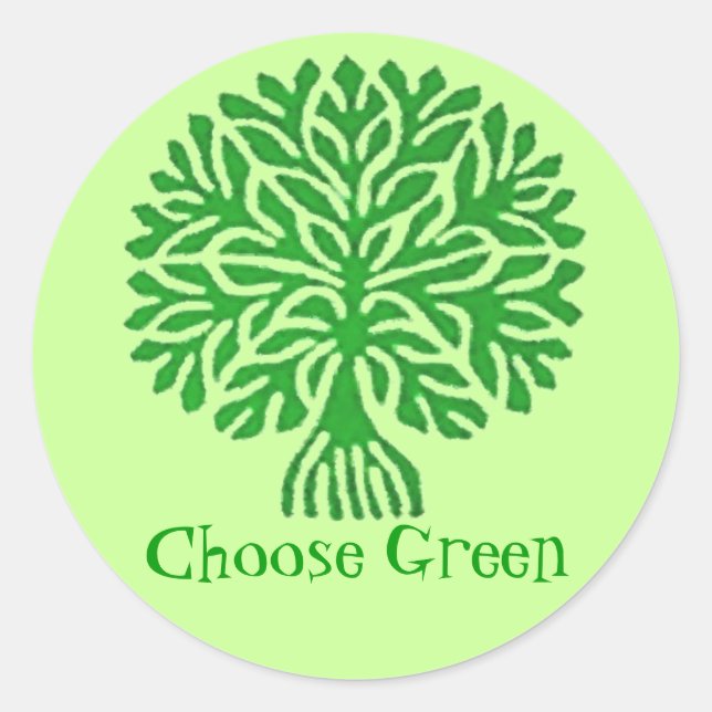 Choose Green Sticker (Front)