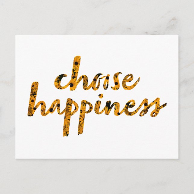 Choose Happiness #8 Postcard (Front)