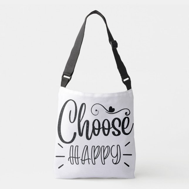 Choose happy crossbody bag (Front)