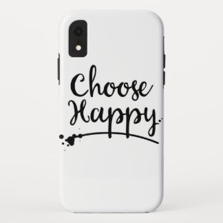 Choose Happy Ink vintage. iPhone XR Case