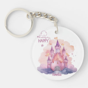 Choose happy  keychain
