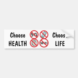 Choose Health, Choose Life Bumper Sticker