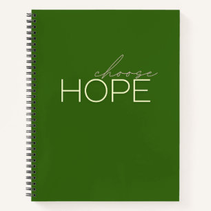choose hope Spiral Notebook Journals
