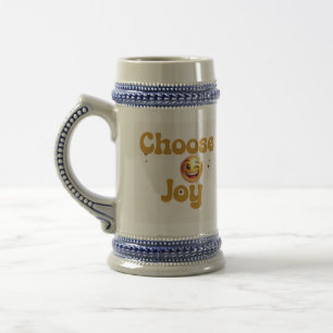 CHOOSE JOY BEER STEIN