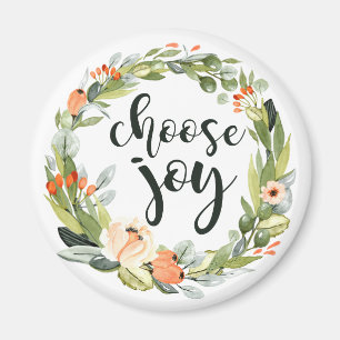 Choose Joy, Inspirational Faith Magnet