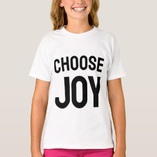Choose joy - inspirational kid's tee