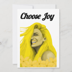“Choose Joy Modern Invitation – Positive Party, We