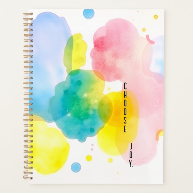 Choose Joy Monthly Planner (Front)