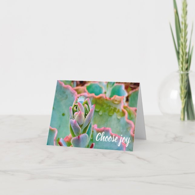 Choose joy note card (Front)