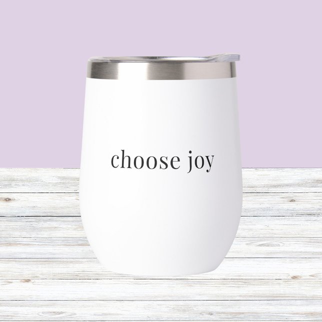 choose joy - positive thoughts simple typography (Creator Uploaded)