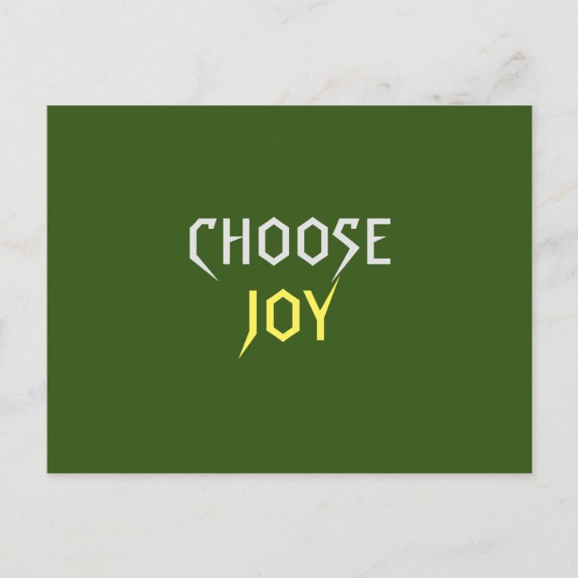 Choose Joy Postcard (Front)