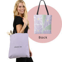 Choose Joy - Purple Florals Affirmation 