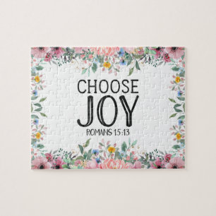 Choose Joy Romans 15:13 Jigsaw Puzzle