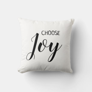 Choose Joy Throw Pillow