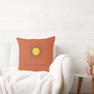 Choose Joy Today Throw Pillow