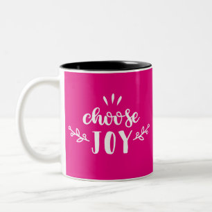 Choose Joy Two-Tone Coffee Mug