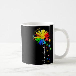 Choose Kind Autism Awareness Sunflower Mom Women K Coffee Mug