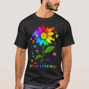 Choose Kind Autism Awareness Sunflower Puzzle For T-Shirt
