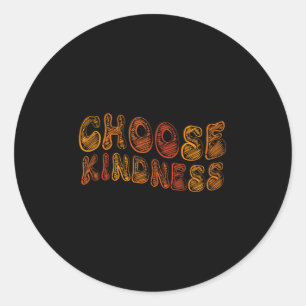 Choose Kindness Anti-bullying Stop Bullying Motiva Classic Round Sticker