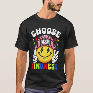 Choose Kindness Autism Awareness Peace Puzzle Auti T-Shirt