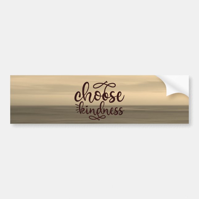 Choose Kindness  Bumper Sticker (Front)