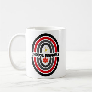 Choose kindness, make the world kinder coffee mug