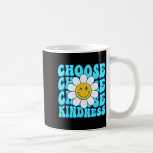 Choose kindness smile face inspirational world dow coffee mug