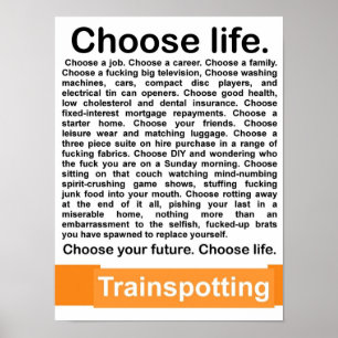 Choose life poster