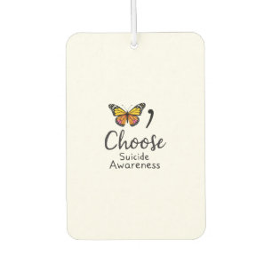 Choose life suicide Awareness Colourful Dragonfly Air Freshener