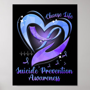 Choose Life Suicide Prevention Awareness  Poster