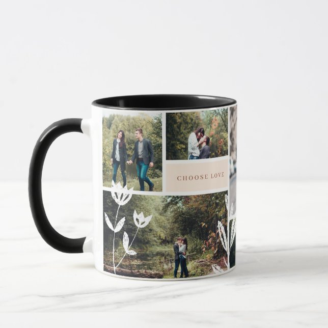 Choose Love + Kindness Photo Gallery Mug (Left)