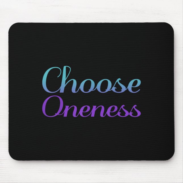 Choose Oneness Prevention Artwork Mouse Pad (Front)