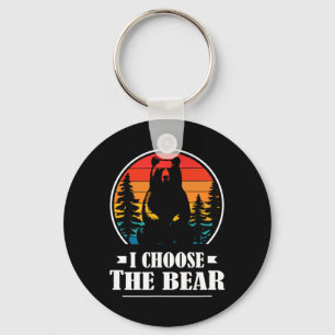 Choose The Bear Feminist Rage Feminism 1 Keychain