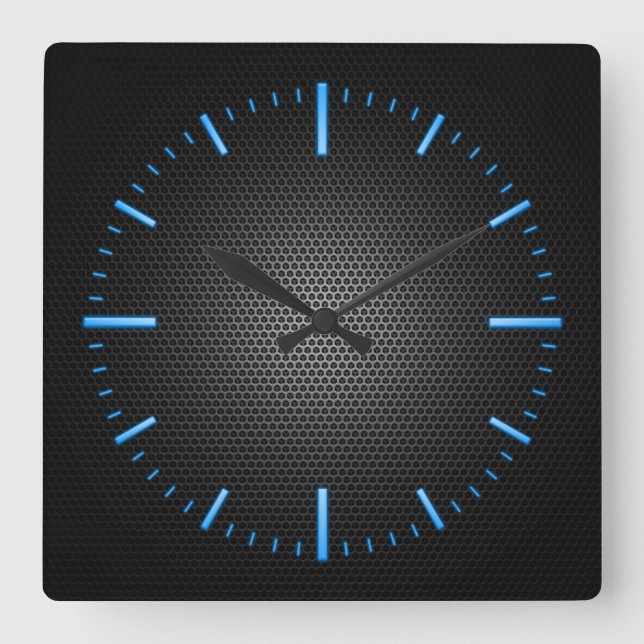 Choose The Colour RGBY Mesh Effect Wall Clock (Front)